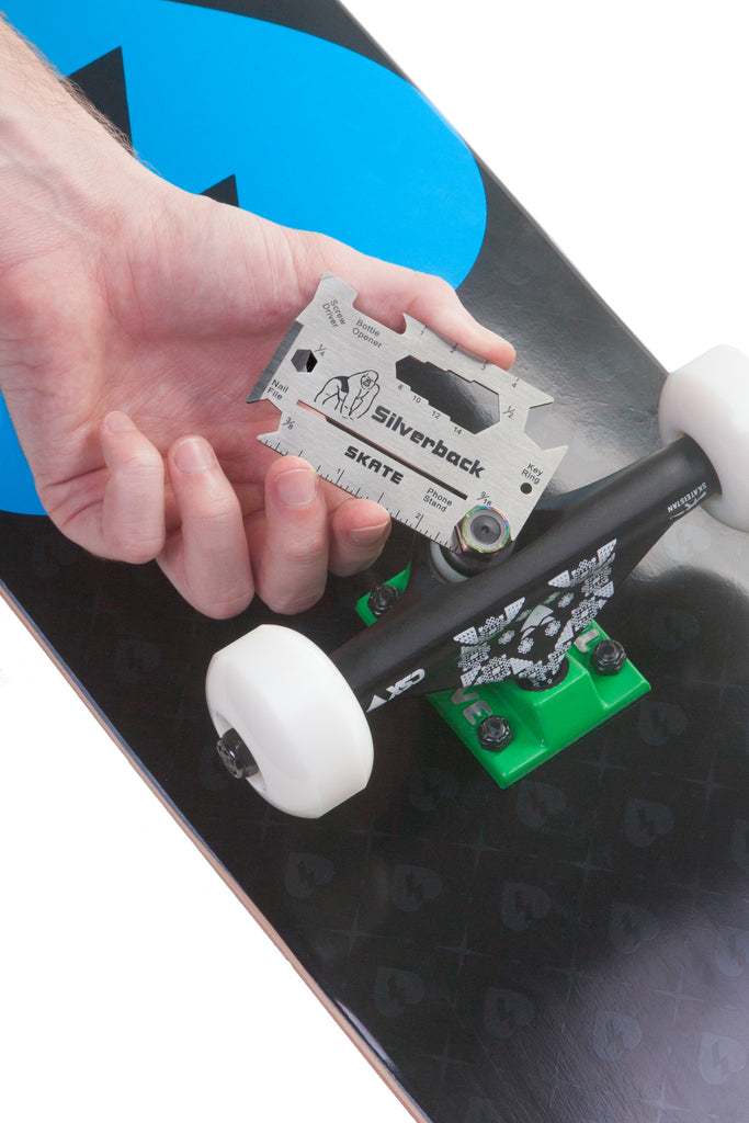 TITAN Leather Chain Wallet with Skateboard Tool – TITAN Skateboard